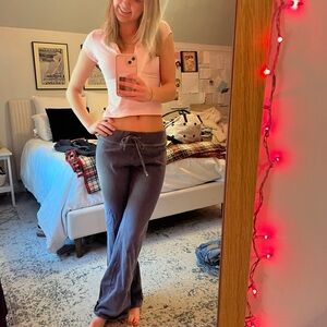 Brandy Melville Hillary slate blue sweatpants